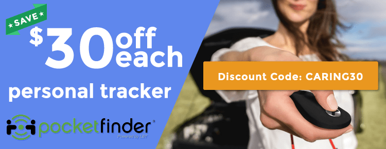 PocketFinder GPS Tracker for Aging Adults $30 off