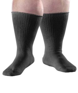 2 Pack - Extra Wide Edema Diabetic Socks for Men and Women