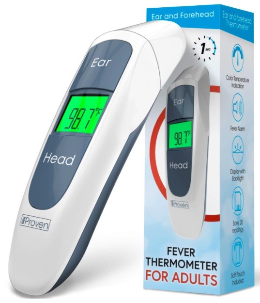 What Does Your Temperature Mean - DMT Forehead Ear Thermometer