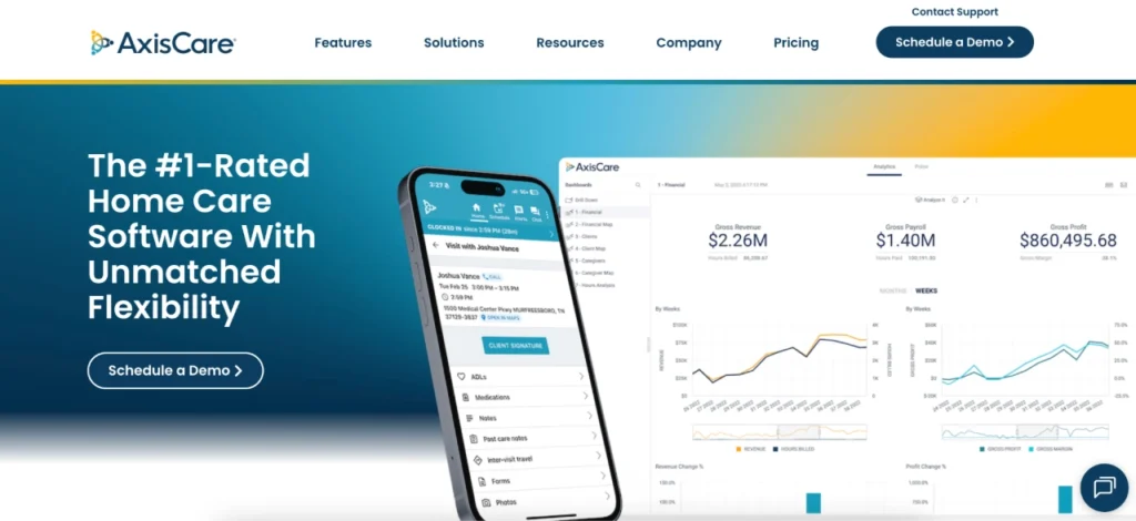 axiscare homepage