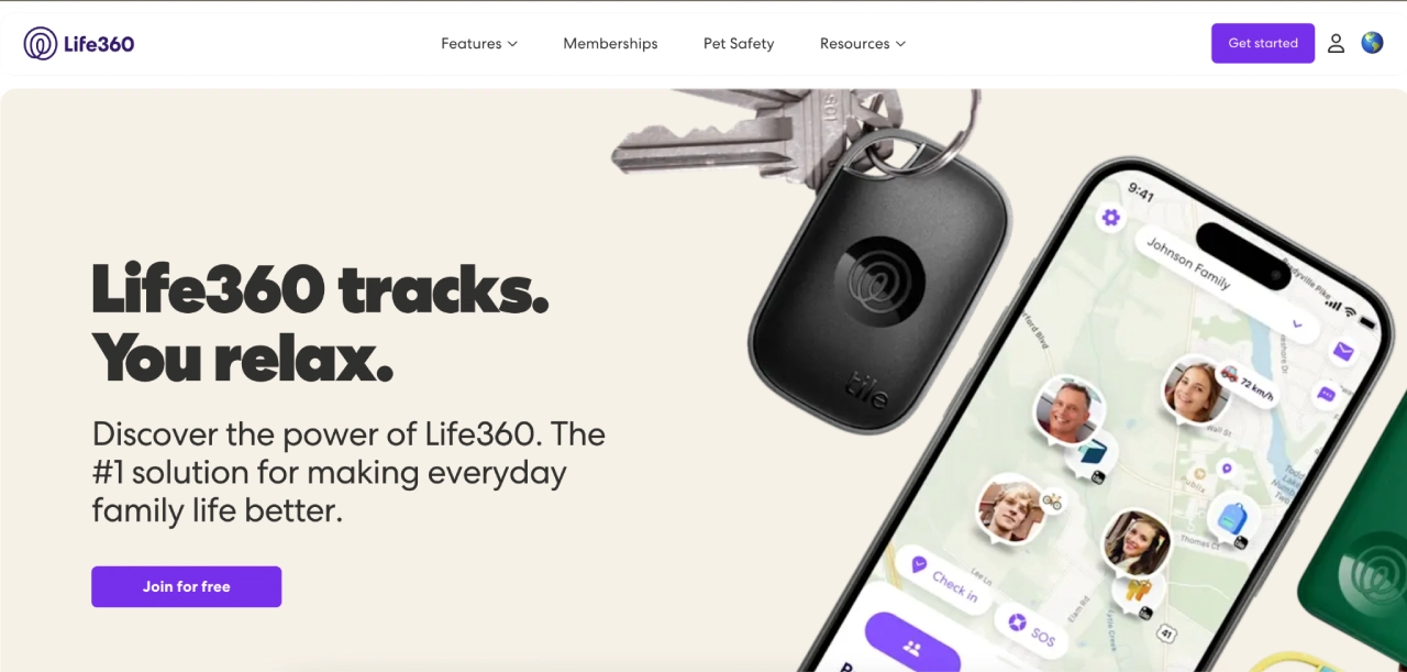 life360 homepage
