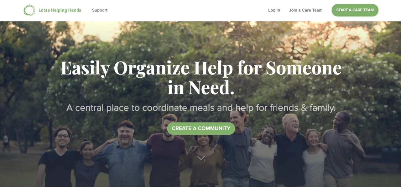 lotsa helping hands homepage