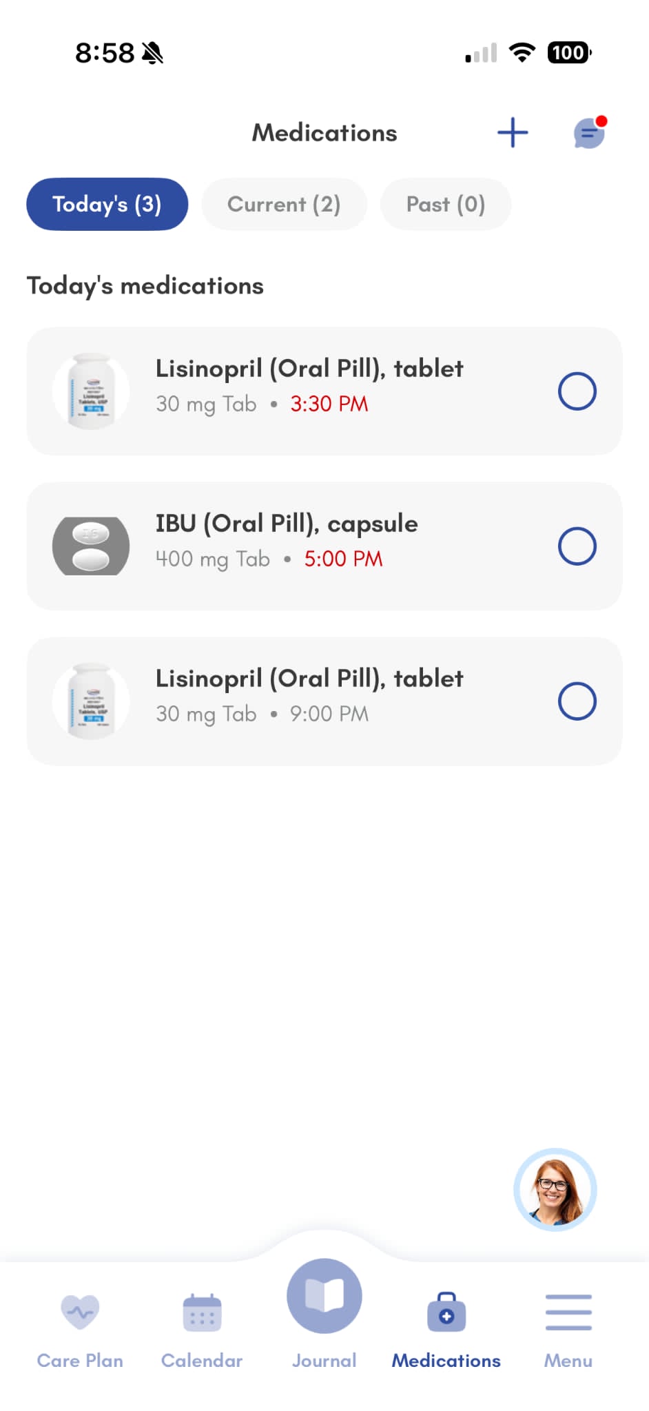 todays medications