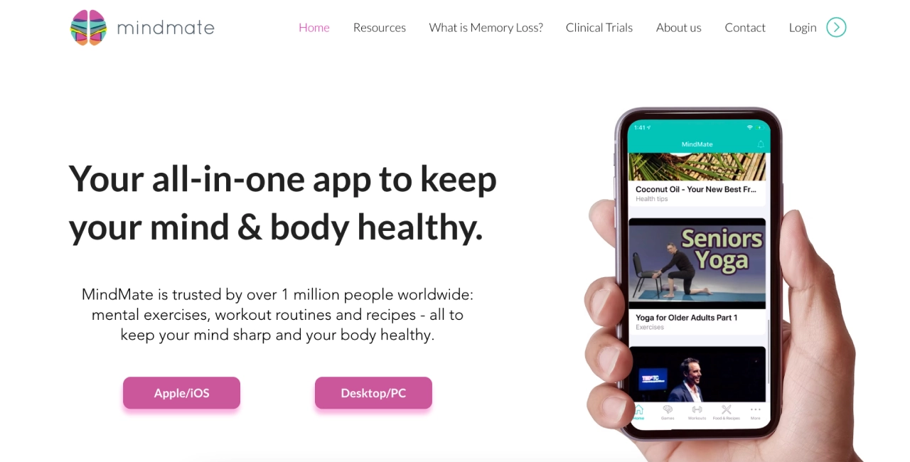 mindmate homepage