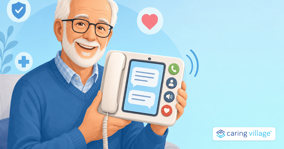 Caregiver setup guide to the best caption phones for older adults with hearing loss in 2026