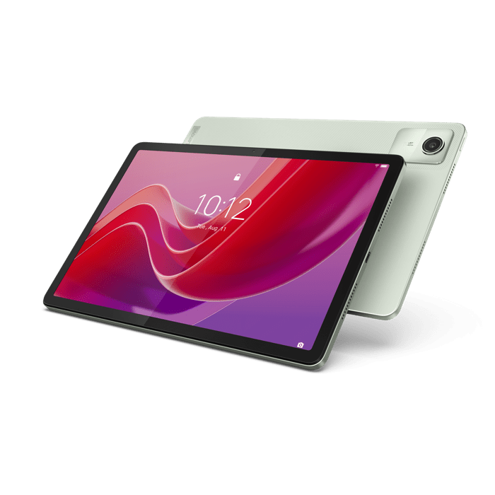 Lenovo Tab M11 tablet shown front and back on a white background