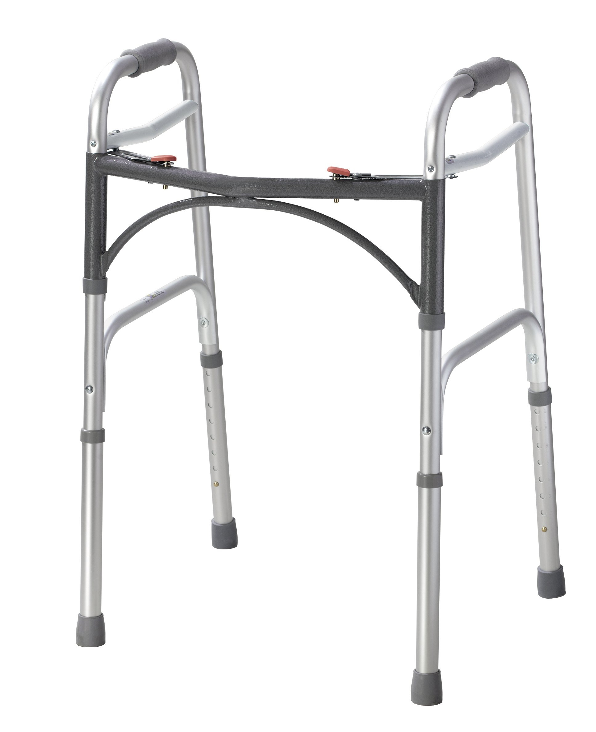 Drive Medical Two-Button Standard Folding Walker