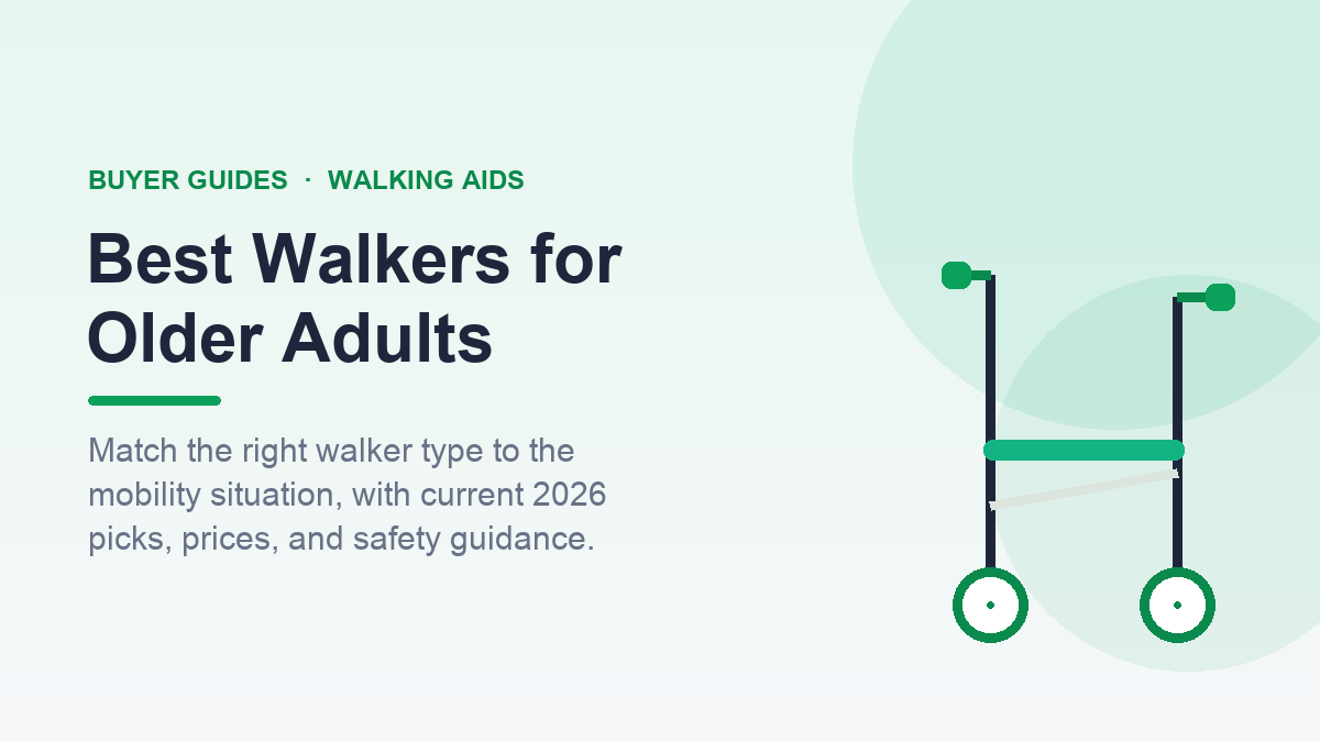 Best walkers for older adults, the next step up from a cane