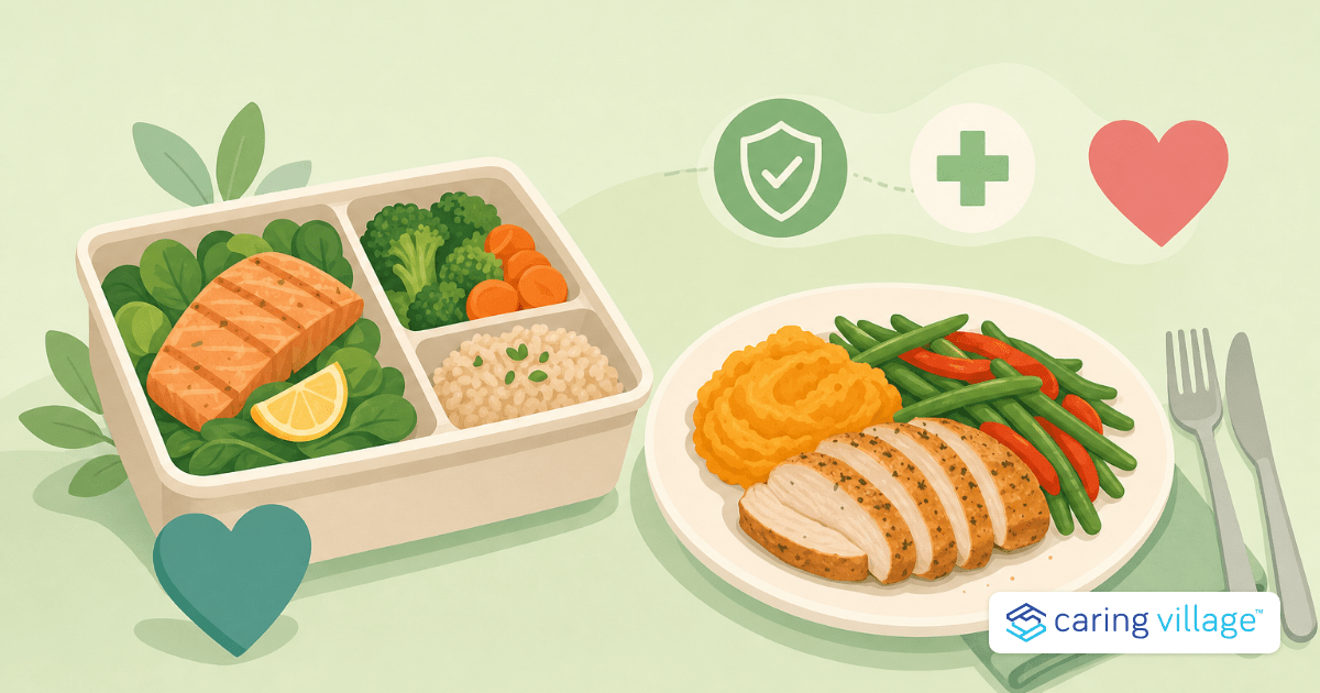 Meal delivery services for seniors