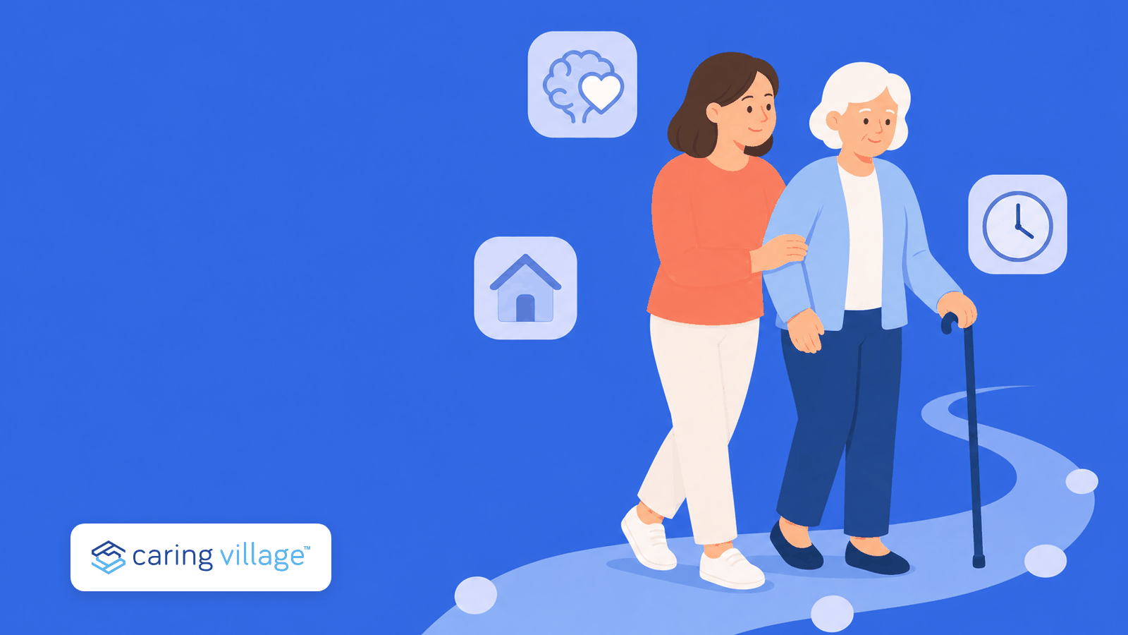 Caring Village guide to dementia stages and timeline, covering what changes in the early, middle, and late stages and what to plan at each one