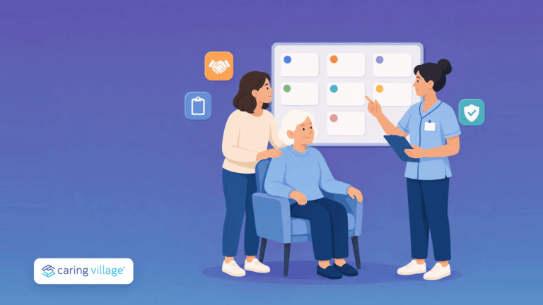 Families and Professional Caregivers Working Side-by-Side