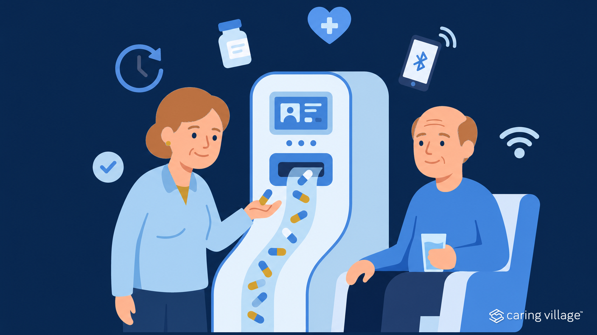 Illustrated guide to the best automatic pill dispensers for seniors and caregivers