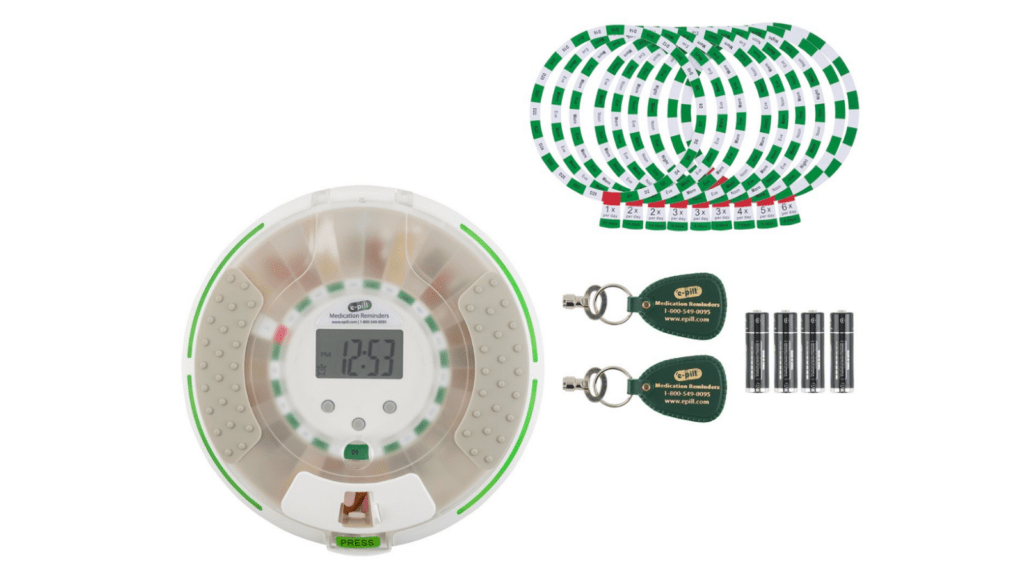 e-pill MedSmart Plus and Voice Pro locked dispenser
