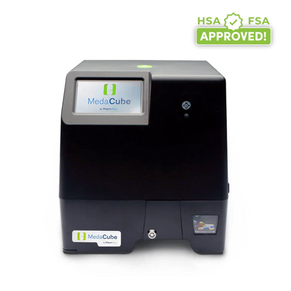 MedaCube high-capacity countertop pill dispenser