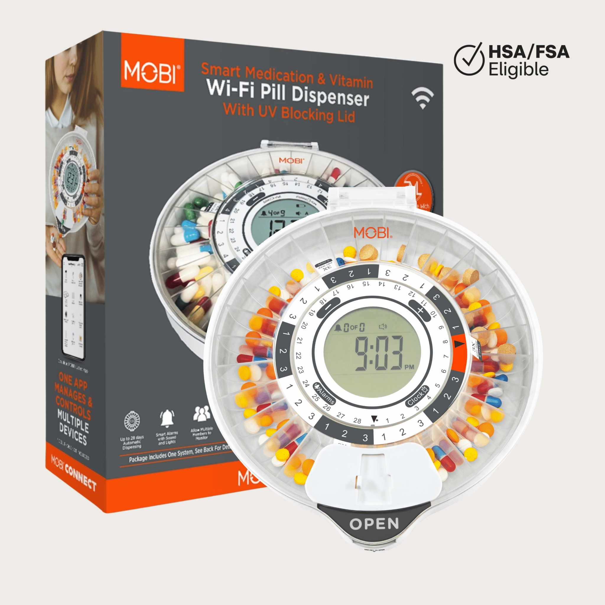 Mobi Smart Pill Dispenser