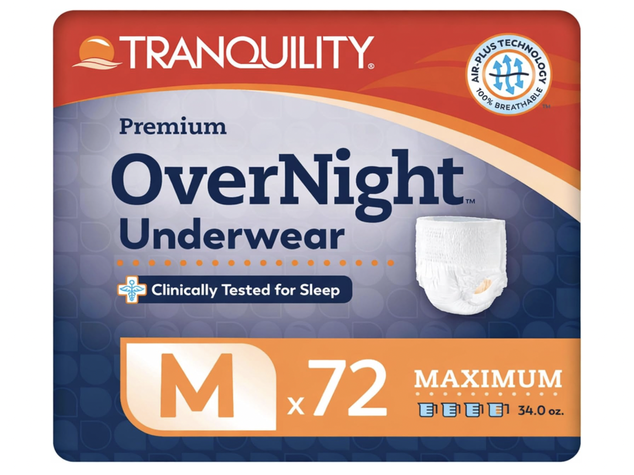 Tranquility Premium OverNight underwear, maximum absorbency