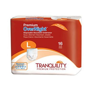 Tranquility Premium OverNight underwear, maximum absorbency