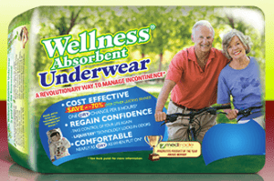 Unique Wellness Absorbent Underwear package
