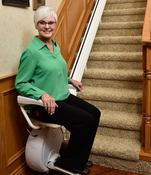 Savaria K2 straight stair lift, Best for Long or Tall Stairs