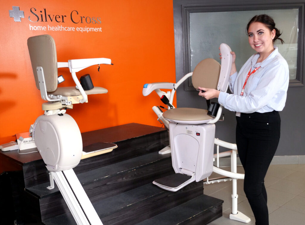 Silver Cross stair lift showroom